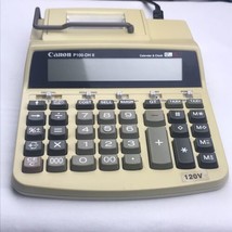 Canon P100-DH II Calendar &amp; Clock Printing Calculator Adding Machine Ten Key - £17.14 GBP