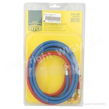 Set of 3 charging hoses Refco CCL-60 1/4&quot; (R,B,Y) - 150cm - 9881276 - $70.77
