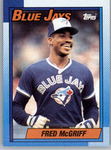 1990 Topps 295 Fred McGriff  Toronto Blue Jays - £2.35 GBP
