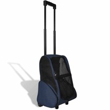 vidaXL Pet Carrier Blue Polyester - €70,67 EUR