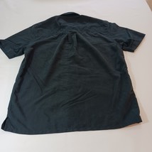 Kenneth Cole New York RN#58667 Men's Green Button Up Shirt Short Sleeve Size M image 2