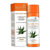 Biotique Bio Aloe Vera Sun Protect Face SPF 30 UVA/UVB Skin Care 120ml Beauty - £19.02 GBP
