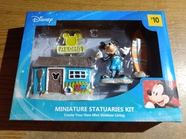 Disney Mickey Mouse Miniature Statuaries Kit Create Your Own Mini Outdoo... - $7.50