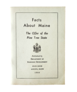 1966 Facts About Maine Mini PB Booklet Pine Tree State 1st Edition Vinta... - €17,28 EUR