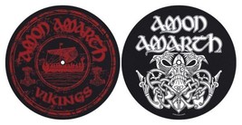 Amon Amarth Vikings Dj Turntable Twin Slipmat Set Pack Sealed - £15.81 GBP