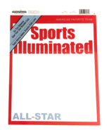Creative Imaginations Scrapbook Page Overlay Sports Illuminated 8 x 10 - $4.95