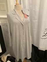 Macy’s STATE Of DAY Intimates Large Sleep Shirt, Gray Heather Brand New W/Tags! - $30.82