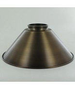 Antique Brass 8&quot; Steel Cone Lamp Shade w/ 2-1/4&quot; Neck - $653.86 MXN