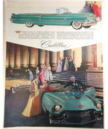 Vintage Print Ad 1956 Green Cadillac Convertible Boston Art Museum Gener... - £23.62 GBP