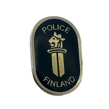 Finland Department Of Public Safety Police Law Enforcement Enamel Lapel Hat Pin - £11.92 GBP