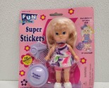 Vintage 1995 Meritus Fun &amp; Active Super Stickers Doll Blonde - New! - $39.50