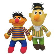 Bert Ernie Sesame Street Hasbro Softies Playskool Plush Stuffed Doll Vintage - £19.57 GBP