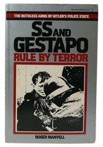 Roger Manvell Ss And Gestapo: Rule By Terror 1st Edition 4th Printing - £36.87 GBP