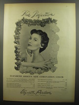 1953 Elizabeth Arden Pink Perfection Makeup Advertisement - £14.61 GBP