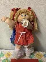 RARE Vintage Cabbage Patch Kid Girl With Pacifier DBL Hong Kong First Edition - $385.00