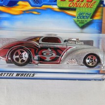 2001 Hot Wheels #094 Skin Deep Series Jeep Willys Coupe #2/4 Red/Silver ... - $5.00