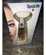 SpaLife Super Soft Sonic Facial Cleanser Brush Face Therapy Gold Electric - £18.01 GBP