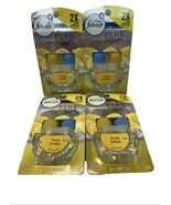 4 Refills Febreze Plug In FRESH LEMON Kitchen 2x Odor-Eliminating Air   - $721.31 MXN