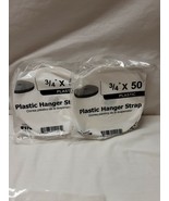 1 role of  50&#39; Hanger Plastic Strap with  pre-punched holes - £7.46 GBP