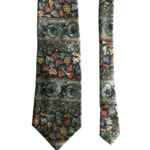 Vintage Etienne Aigner Men&#39;s Silk Tie Abstract Floral Pattern 59 in Long... - £19.45 GBP