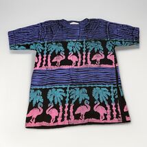 Vintage LA Spice AOP Flamingo Neon 90’s Graphic T Shirt Skate Large - $29.99