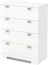 South Shore Reevo 4-Drawer Chest, Pure White - $228.99