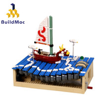 Game Scene Building Blocks Set for Adventure on the Great Sea Boat Model Brick - £68.50 GBP