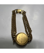 Speidel Gold Plate ID Round Plaque Chain Bracelet Dated 1969 - $51.88 CAD