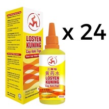 (24x 30ml) First Aid Wounds Acriflavine Antibacterial Yellow Lotions Three Legs - $87.50