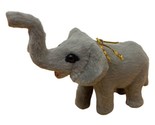 Silver Tree Grey Furry Elephant Christmas Ornament NWT&#39;s Gift - £6.17 GBP