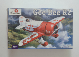 Gee Bee R2 Aircraft 1/72 Scale Plastic Model Kit Amodel 72114 OB - $19.95