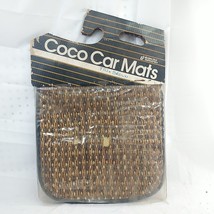 Distinctive Industries Tri Brown Coco Car Mats Coconut Fiber 18x16 Inch ... - $31.47