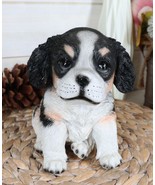 Pet Pal Black White And Tan English Cocker Spaniel Dog Puppy Sitting Fig... - $40.83 CAD