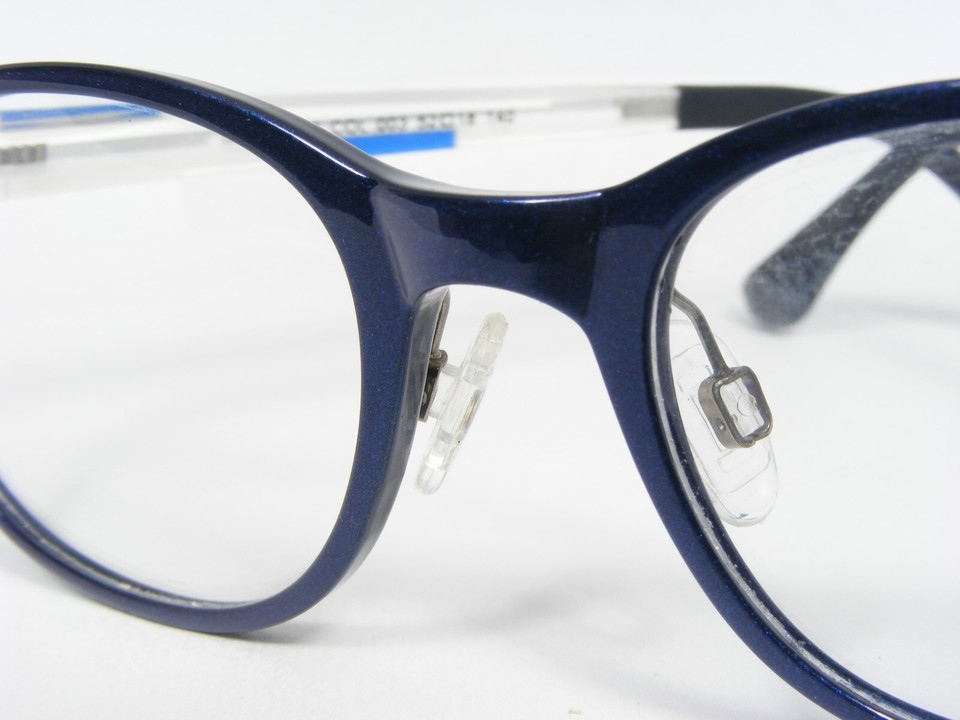 FLEX Mod 0035 003 GLITTER BLUE /WHITE EYEGLASSES GLASSES 52-18-140mm Germany Item image 9