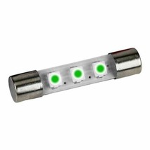 FL4EM Emerald 8V 23mA 3 SMD LED Fuse Lamp - $7.99