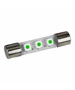 FL4EM Emerald 8V 23mA 3 SMD LED Fuse Lamp - $10.95 CAD