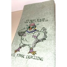 Hand Towel Bar Towels Exercise Chicken Sweat Neck Cloth 100% Cotton Ligh... - $12.86