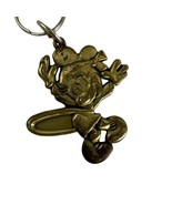 Disney Minnie Mouse Key Chain Hula Hoop RARE u Vintage Solid Brass u - $16.99