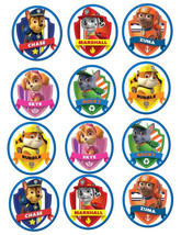 Paw Patrol Edible Cupcake Toppers Decoration - £11.82 GBP