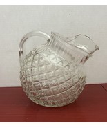 Anchor Hocking Waterford Clear Pitcher Ribbed Neck Glass 42 Oz Depression - $31.22 CAD