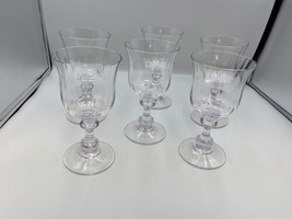 Mikasa Crystal French Countryside Set Of 6 X Wine Glasses - £139.85 GBP