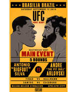 ANTONIO SILVA vs ANDRE ARLOVSKI 8X10 PHOTO PICTURE UFC MMA BRAZIL - £3.88 GBP