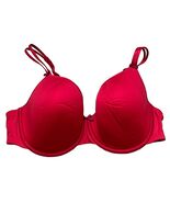 Wacoal Basic Invisible Memory Foam T-Shirt Bra #1241 Red Chantelle Sz 36DD - $606.06 MXN