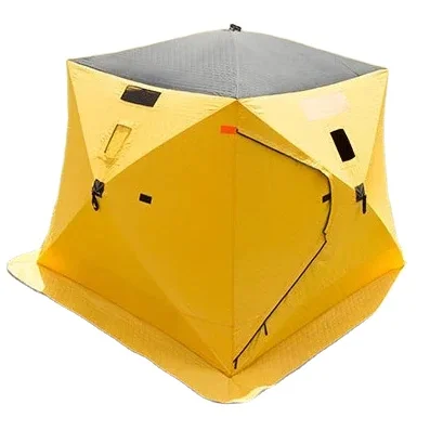 Ice Fishing Shelter 6 Persons Portable Thermal Tent Water Repellent And Wind - £950.92 GBP