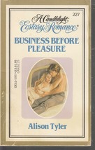 Tyler, Alison - Business Before Pleasure - Candlelight Ecstasy Romance - # 227 - £1.57 GBP