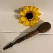 Antique  7” Turn-screw Cabinet Makers Wood Working Tool Screwdriver Detroit - £24.65 GBP
