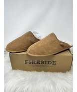 Fireside by Dearfoams Men&#39;s Chestnut Genuine Suede Extended Scuff Slippe... - $67.90 CAD