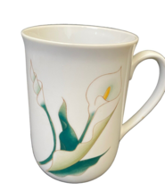 Natures Gold Vintage Korea Floral 8 oz Coffee/Tea Mug Calla Lily - $9.81