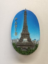 Vintage Resin Eiffel Tower Refrigerator Magnet Paris - £4.24 GBP