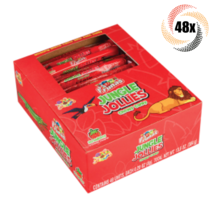 Full Box 48x Pieces Frunas Jungle Jollies Strawberry Flavor Chewy Candy | .31oz - £12.24 GBP